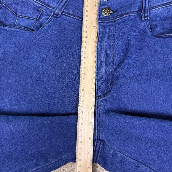 Venus Jeans Womens Size 12 Capri Stretch Dark Wash High Rise 30x31 E660 - Picture 12 of 15